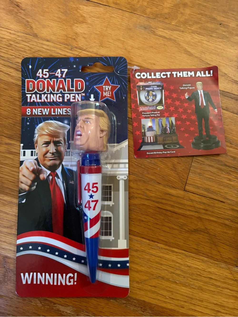 Donald 45-47 Talking Pen - Red, White & Blue